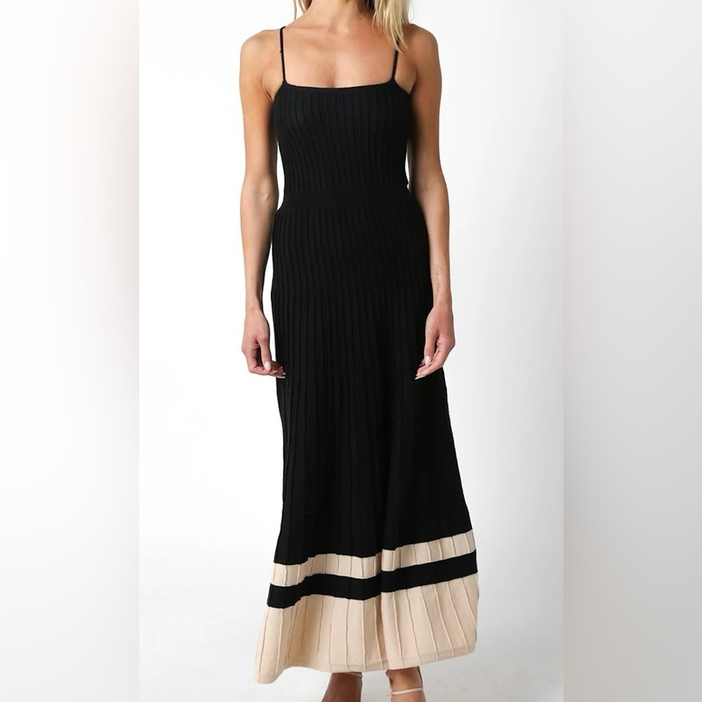 Olivaceous Robbie Maxi Dress-Black/Khaki
Spaghetti Straps SZ Small NWT